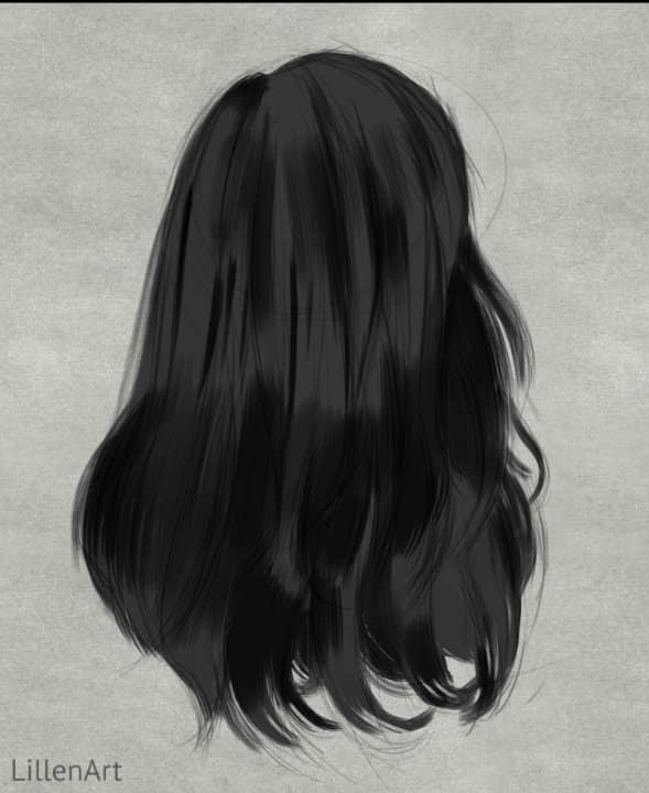 How to Paint Fantasy Hair | Lillen Art Blog