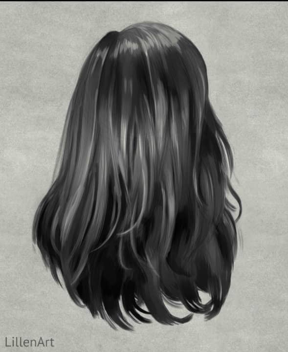 How to Paint Fantasy Hair | Lillen Art Blog